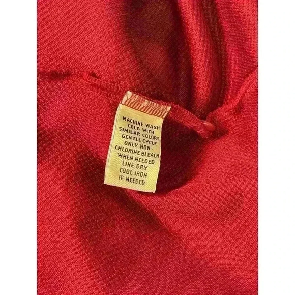 CARIBBEAN Men’s Silk Cotton Polo Shirt - Red - Size XLT - Picture 5 of 5